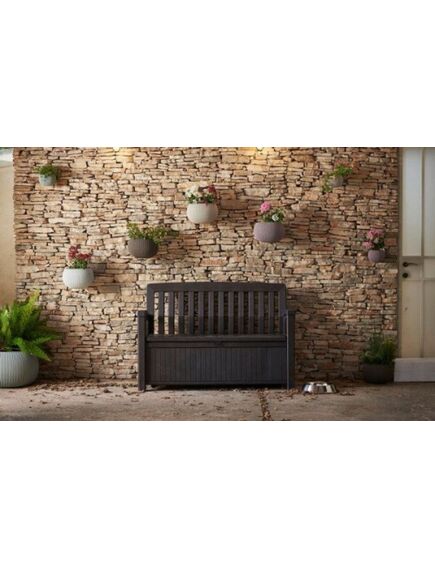 Dārza sols - mantu kaste KETER PATIO 227L, brūns, 2 image