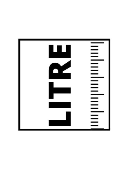 Apaļš plastmasas konteiners 45 litri, melns