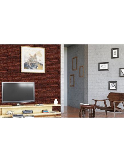 Декоративная настенная панель DARK RED WALL 500х1000мм, изображение 3