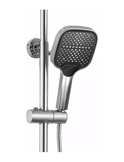 Rea Sanitary Zestaw Prysznicowy Rea Arlo Nikiel Szczotkowany, изображение 4