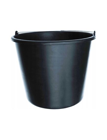 Plastmasas spainis 12 L, melns, 3 image