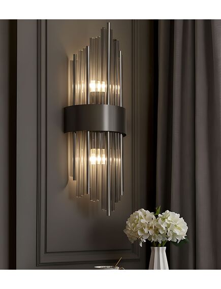 Toolight KINKIET ŚCIENNY APP1760-1W Czarny/Szary, 3 image