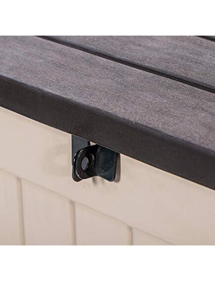 Dārza sols - mantu kaste KETER EDEN GARDEN BENCH 265 L, bēša/brūna, 3 image