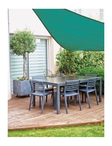 Trīsstūrveida ēnošanas tīkls SUNSHINE KIT 3x3x3m, zaļš, 3 image