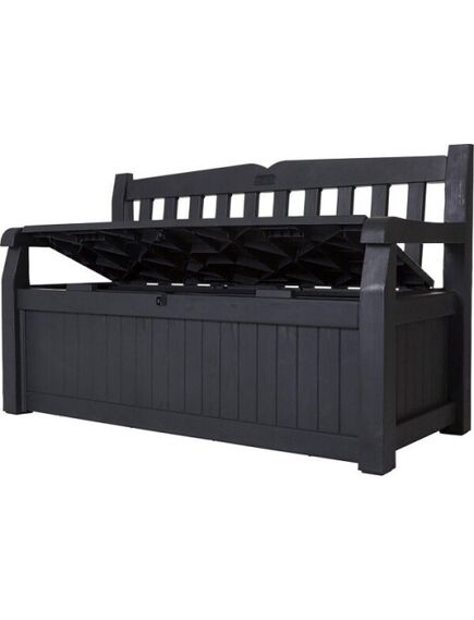 Dārza sols - mantu kaste KETER EDEN GARDEN BENCH 265 L, pelēka, 3 image
