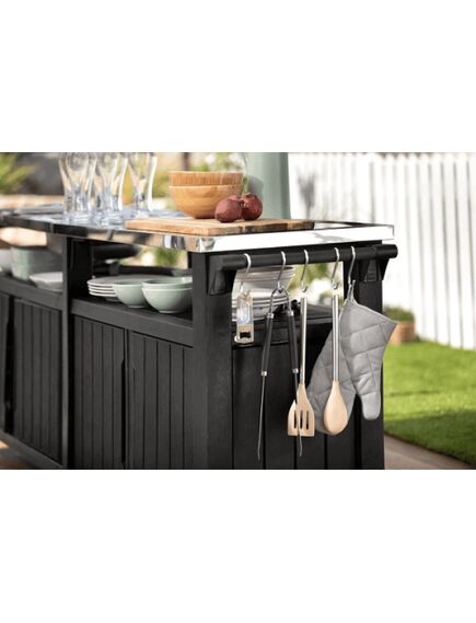 KETER Āra virtuve ar galda virsmu un izlietni Unity Chef 415 L, 2 image
