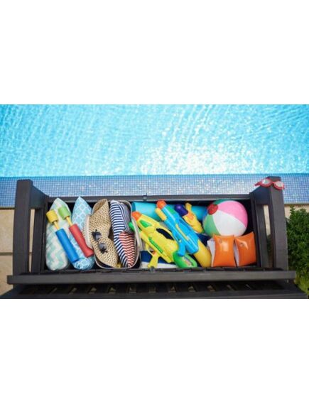 Dārza sols - mantu kaste KETER PATIO 227L, brūns, 3 image