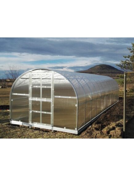 Siltumnīca KLASIKA 18 (3x6m) ar pamatiem un 4mm polikarbonāta pārklājumu; 4779037490219, 2 image