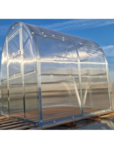 Siltumnīca KLASIKA SLIM 2x10m (20m2) ar 4mm polikarbonāta pārklājumu, 3 image