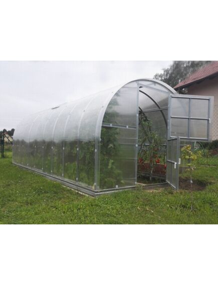 Siltumnīca KLASIKA 18 (3x6m) ar pamatiem un 4mm polikarbonāta pārklājumu; 4779037490219