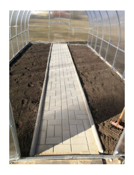 Siltumnīca KLASIKA TUBE 3x8m (24m2) ar pamatiem un 6mm polikarbonāta pārklājumu; 4779037491674, 3 image