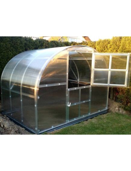 Siltumnīca KLASIKA 6 (3x2m) ar pamatiem un 6mm polikarbonāta pārklājumu; 4779037490189
