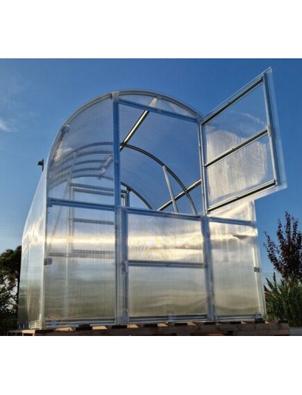 Siltumnīca KLASIKA SLIM 2x2m (4m2) ar 6mm polikarbonāta pārklājumu