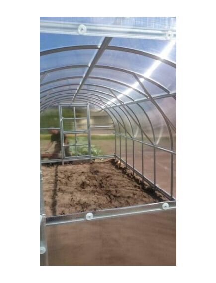 Siltumnīca KLASIKA 30 (3x10m) ar pamatiem un 6mm polikarbonāta pārklājumu; 4779037490486, 3 image