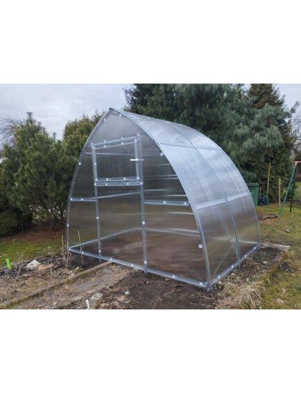 Siltumnīca KLASIKA ARROW 3x2m (6m2) ar 6mm polikarbonāta pārklājumu, 2 image