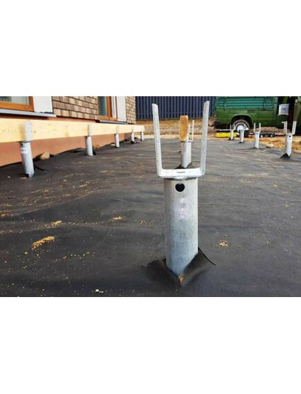 Skrūvpālis U veida 101x885x1,8mm HDG, 3 image