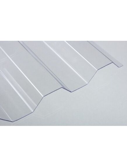 Профилированный лист ПВХ TRAPEZ, 0.90x2.00m, прозрачный;