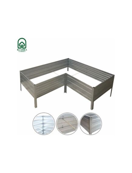 Paaugstinātā dārza dobe Klasika Garden L - veida, Cinkota, 3 image