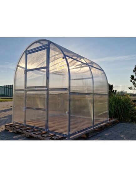 Siltumnīca KLASIKA SLIM 2x10m (20m2) ar 6mm polikarbonāta pārklājumu, 3 image