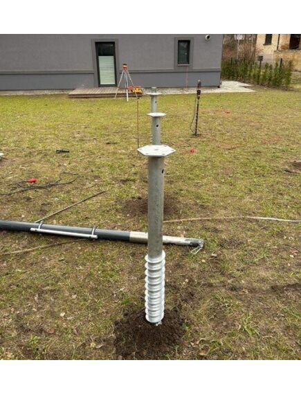 Skrūvpālis M 68X1200X1,8mm M12 HDG