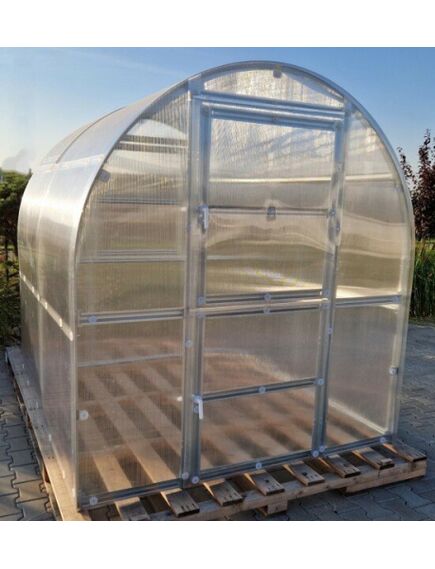 Siltumnīca KLASIKA SLIM 2x2m (4m2) ar 6mm polikarbonāta pārklājumu, 2 image