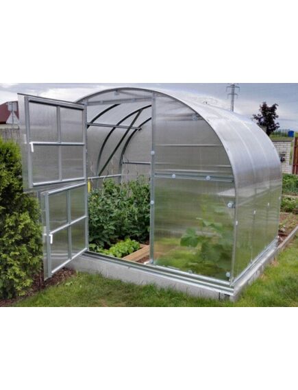 Siltumnīca KLASIKA 6 (3x2m) ar pamatiem un 6mm polikarbonāta pārklājumu; 4779037490189, 2 image