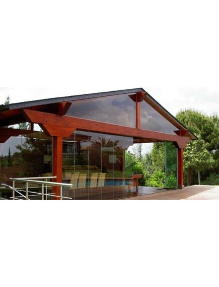 PVC tents caurspīdīgs 0,5mm (500 mkr) 1,4m, 3 image