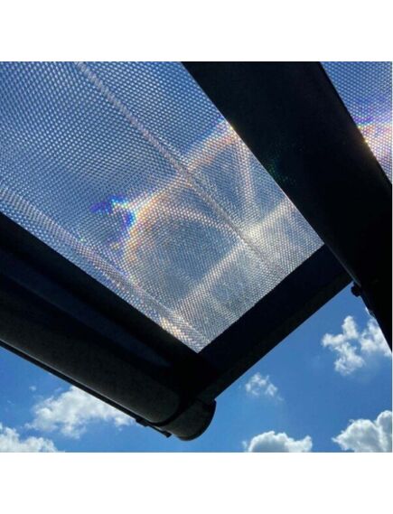 Профилированный лист поликарбоната DIAMOND TILE EFFECT 2.8 мм 0,954x4m, серый