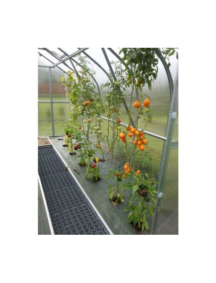 Siltumnīca KLASIKA STANDART 5 - 2,5x2m ar pamatiem un 4mm polikarbonāta pārklājumu; 4779037490516, 2 image