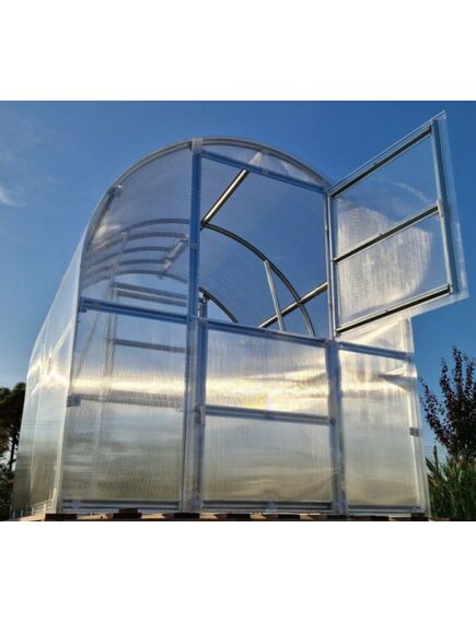 Siltumnīca KLASIKA SLIM 2x6m (12m2) ar 4mm polikarbonāta pārklājumu