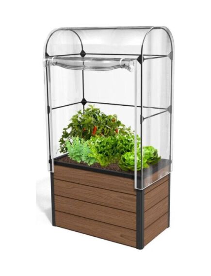 Mini siltumnīca KETER MAPLE 99 x 58 x 185 cm, brūna