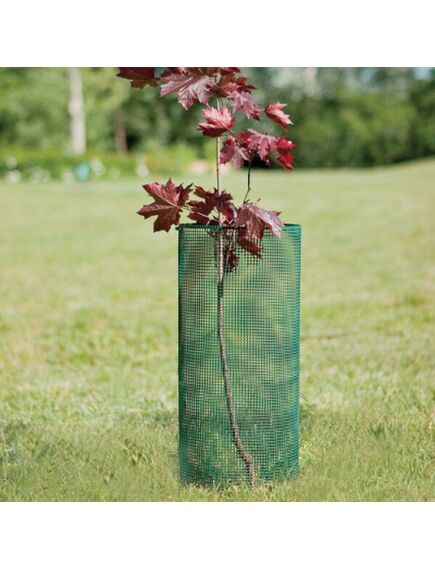 QUADRA 10 - Plastmasas aizsargsiets zaļš, 0,5x5m