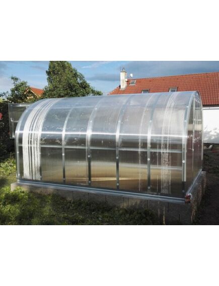 Siltumnīca KLASIKA 12 (3x4m) ar pamatiem un 6mm polikarbonāta pārklājumu; 4779037490202, 3 image