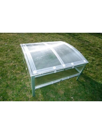 Sējas siltumnīca KLASIKA 1,00x0,93x0,38m ar polikarbonāta pārklājumu, 2 image