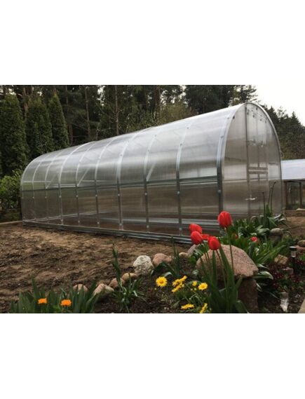 Siltumnīca KLASIKA 18 (3x6m) ar pamatiem un 6mm polikarbonāta pārklājumu; 4779037490226, 2 image