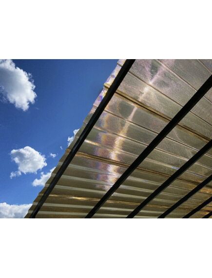 Профилированный лист поликарбоната DIAMOND TILE EFFECT 2.8 мм 0,954x4m, бронзовый, изображение 3