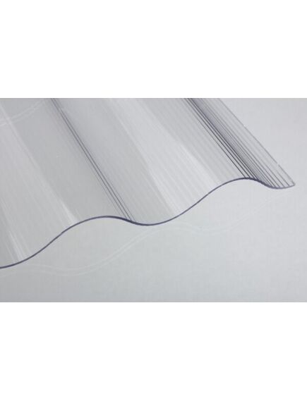 Профилированный лист ПВХ SINUS, 0.90x2.00m, прозрачный;