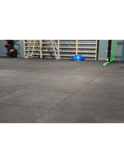 Gumijas grīdu segums PUZZLE sporta zālēm un āra laukumiem 18mm 1000 x 1000 mm, zaļš, 3 image