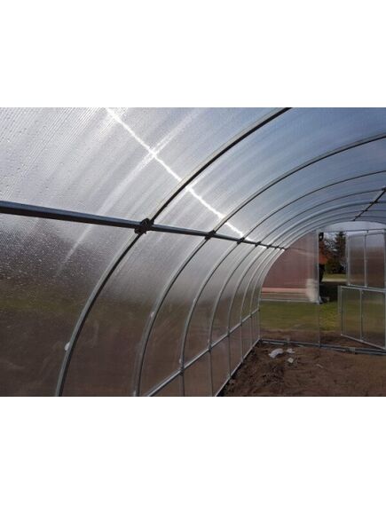 Siltumnīca KLASIKA TUBE 3x2m (6m2) ar pamatiem un 4mm polikarbonāta pārklājumu; 4779037491544, 3 image