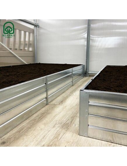 Paaugstinātā dārza dobe Klasika Garden 1900x900x200mm, cinkota;, 2 image