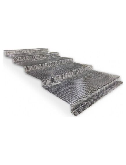 Профилированный лист поликарбоната DIAMOND TILE EFFECT 2.8 мм 0,954x2m, серый