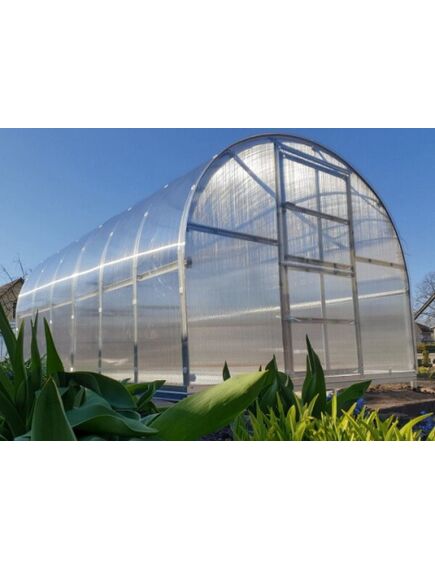 Siltumnīca KLASIKA 36 (3x12m) ar pamatiem un 4mm polikarbonāta pārklājumu; 4779037490493, 2 image