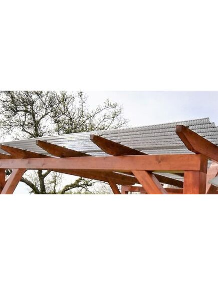 Profilētā polikarbonāta loksne DIAMOND SINUS 2,8 mm 1.045x6m, pelēks;, 3 image