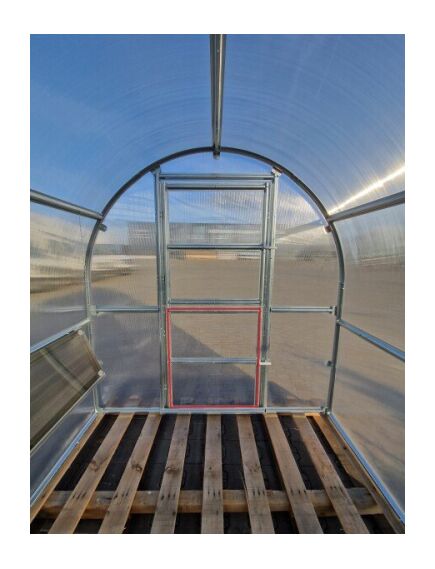 Papildus durvis siltumnīcai Klasika SLIM 93 x 71,5 cm, bez pārklājuma;