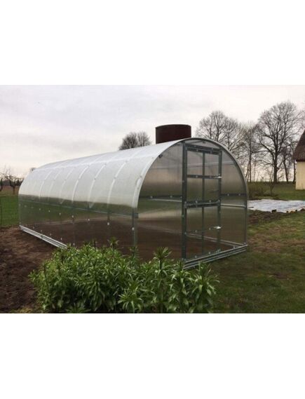 Siltumnīca KLASIKA 18 (3x6m) ar pamatiem un 6mm polikarbonāta pārklājumu; 4779037490226