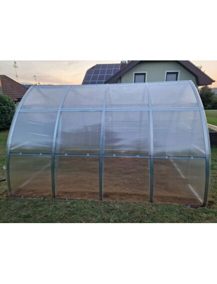 Siltumnīca KLASIKA ARROW 3x4m (12m2) ar 4mm polikarbonāta pārklājumu