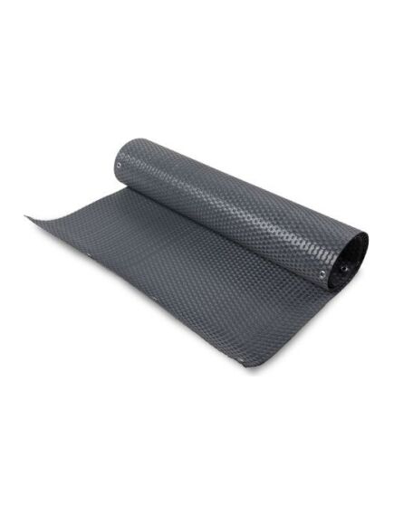 Декоративная защитная сетка MIKKO RATTAN MK03 серый графит с кольцами