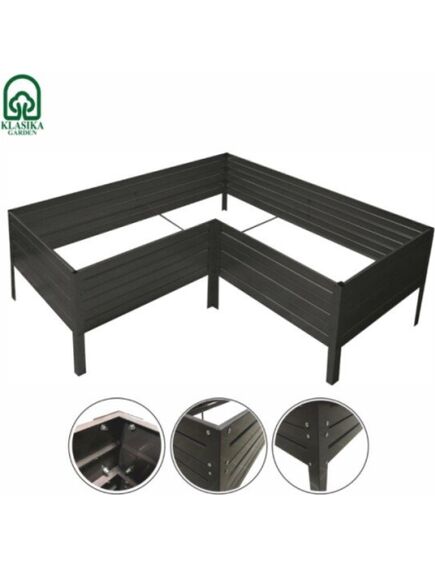 Paaugstinātā dārza dobe Klasika Garden L - veida, krāsota, 2 image