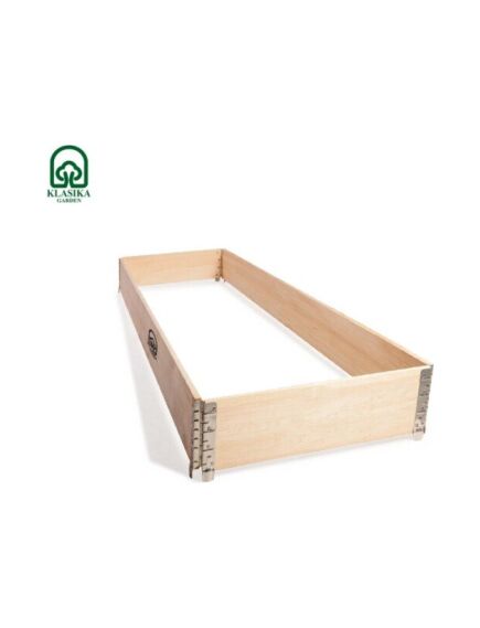 Paaugstinātā dārza dobe koka KLASIKA GARDEN 1200×800×195 mm