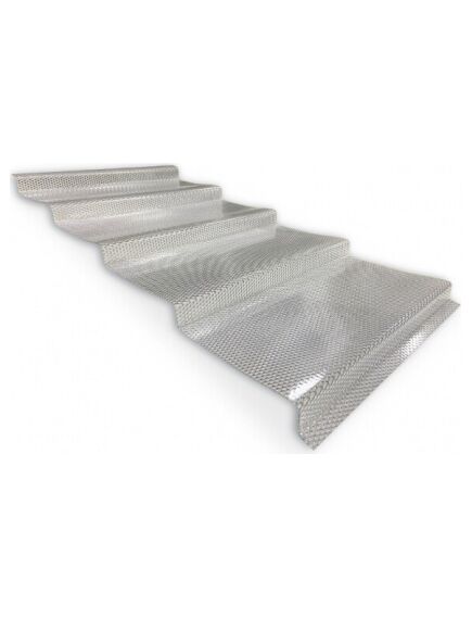 Профилированный лист поликарбоната DIAMOND TILE EFFECT 2.8 мм 0,954x3m, прозрачный